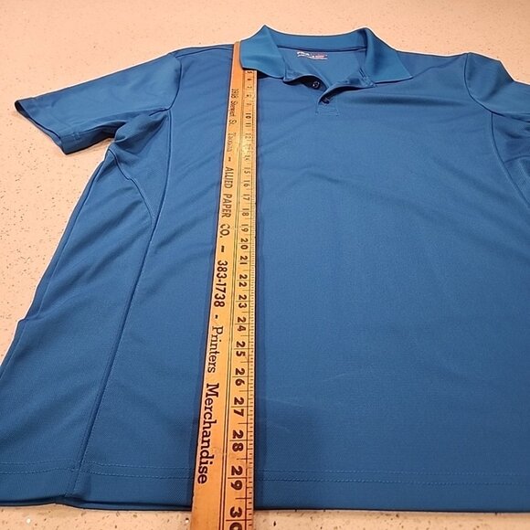 Fila Sport Golf Polo XL Men's Blue Shirt Short Sleeve Athletic Fit - Picture 3 of 5